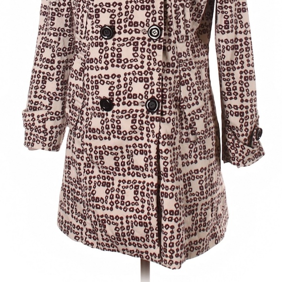 Tan/black pattern double button jacket - Picture 3 of 5